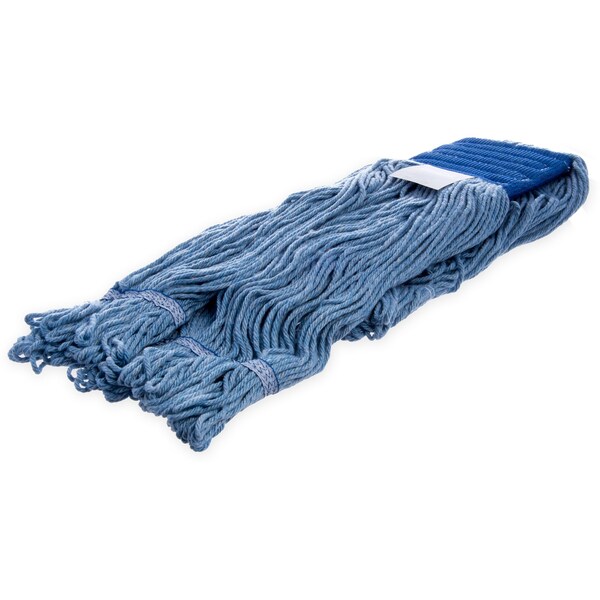 Mop Carlisle Foodservice X-Large Band, de bucle cerrado, color azul, paquete de 12 - 36946014