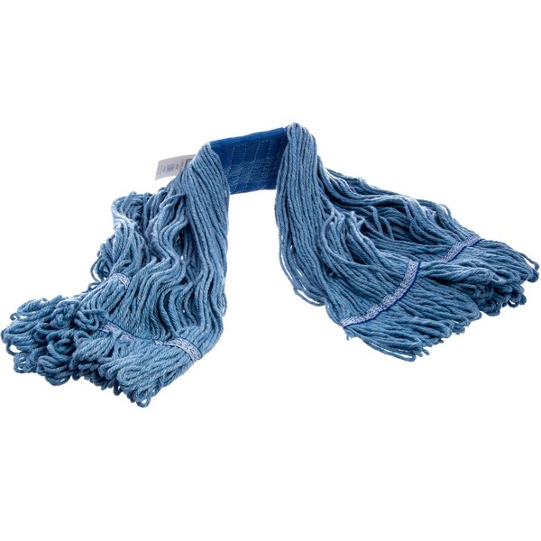 Mop Carlisle Foodservice X-Large Band, de bucle cerrado, color azul, paquete de 12 - 36946014