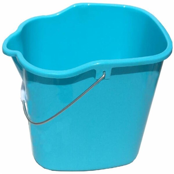 Cubo de utilidad cuadrado Totalturf de 17 qt, Azul - TO2489508