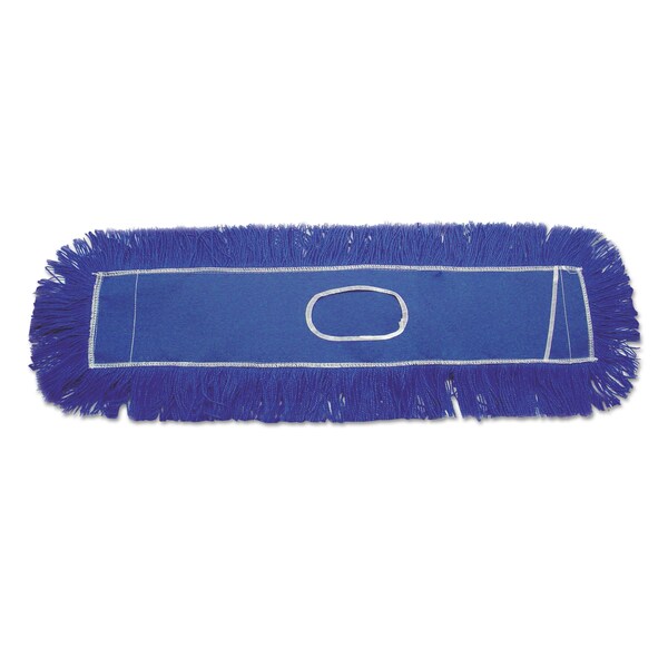Cabeza de trapo para el trapeador de polvo Boardwalk Clinger, Nylon, 36 x 5, Azul, 12 paquetes - BWKCL365BSP