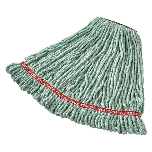 Mopa húmeda Loop-End de 1 pulgada de Rubbermaid Commercial, color verde - FGA21206GR00