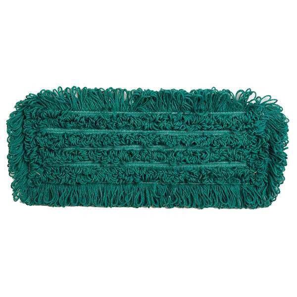 Trapo para polvo Tough Guy de 48 pulgadas, conexión deslizante, extremo en bucle, verde, microfibra, 6PVU8 - 6PVU8