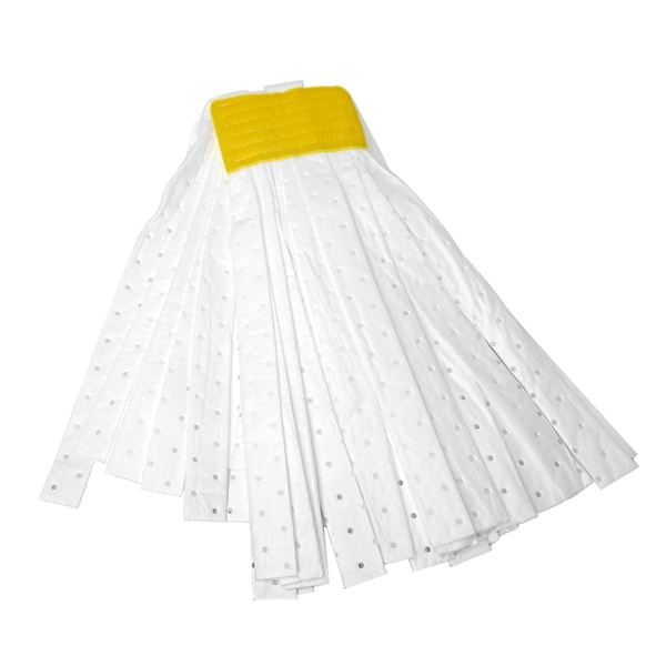 Repuestos de cabezal de trapeador hidrófobo de alta resistencia Kleen Handler, Absorbente de aceite de grado industrial para derrames y limpieza - BLKH-HD-HYDM-W-1