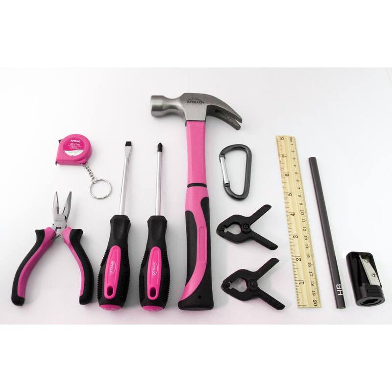 Kit de herramientas Apollo My First en rosa (14 piezas) - DT4936P