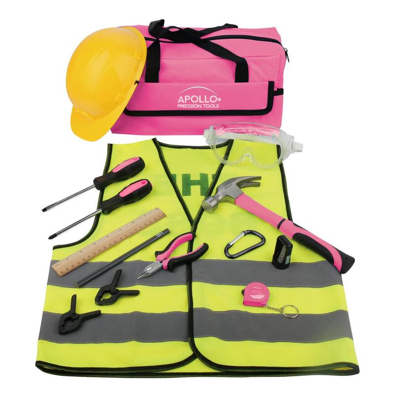 Kit de herramientas Apollo My First en rosa (14 piezas) - DT4936P