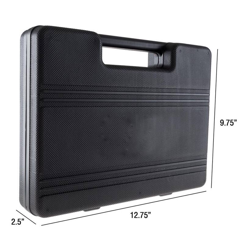 Conjunto de herramientas manuales para el hogar sin marca con caja de herramientas de plástico (65 piezas) - 392442QLH