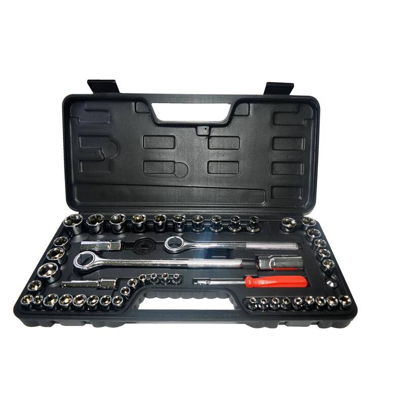 Mejor Valor Juego de Dados de 1/4 in., 3/8 in. y 1/2 in. (52 piezas) - H0183010