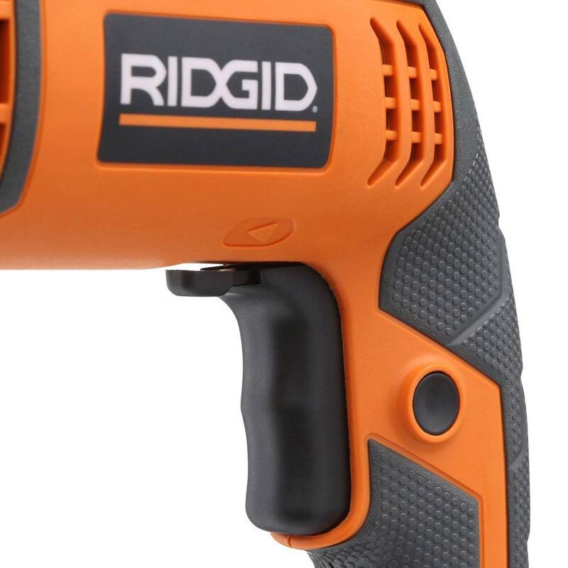 RIDGID Taladro/destornillador con cable de 8 amperes y 3/8 pulg. - R70011