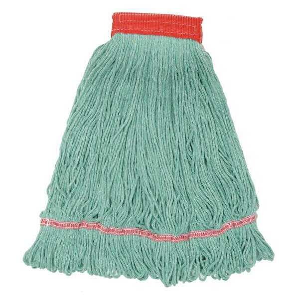 Fregona húmeda con cordón Odell 5, peso seco de 28 onzas, conexión de cambio rápido, extremo en bucle, roja, mezcla de rayón/sintético - 4200LARGE de Odell