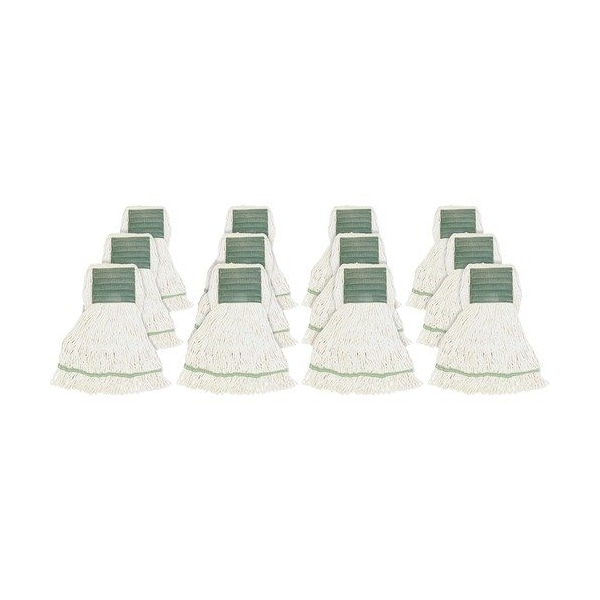 Paquete preferido de 12 paños de limpieza Bsc MOP, MED, RAYON, ALGODÓN, BLANCOS - GJOMWH5BCT