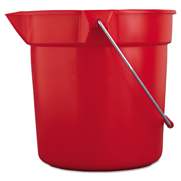 "Rubbermaid Commercial 10 qt Rojo, Plástico - FG296300RED"