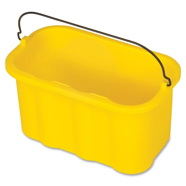 Caddy de saneamiento Rubbermaid Commercial de 10 cuartos, 8" H, color amarillo - RCP9T8200YWCT
