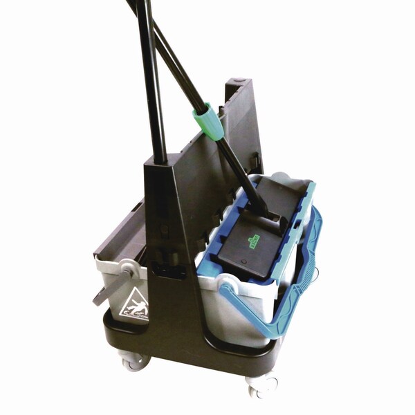 Kit de Cubeta Doble Unger OmniClean, 1.5 gal, Negro/Azul/Gris - UNGCLBK1