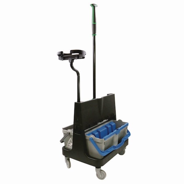 Kit de Cubeta Doble Unger OmniClean, 1.5 gal, Negro/Azul/Gris - UNGCLBK1