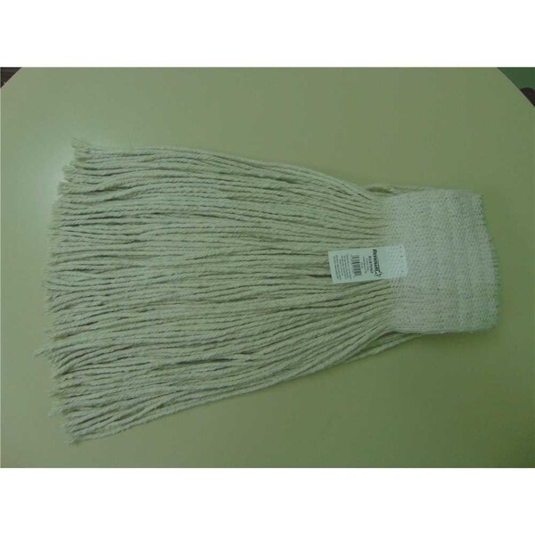 Trapo para trapeador de extremo cortado con banda para la cabeza de algodón natural de 24 oz. y 5 in. de 4 capas Renown, paquete de 6 - Modelo CM-21024HP