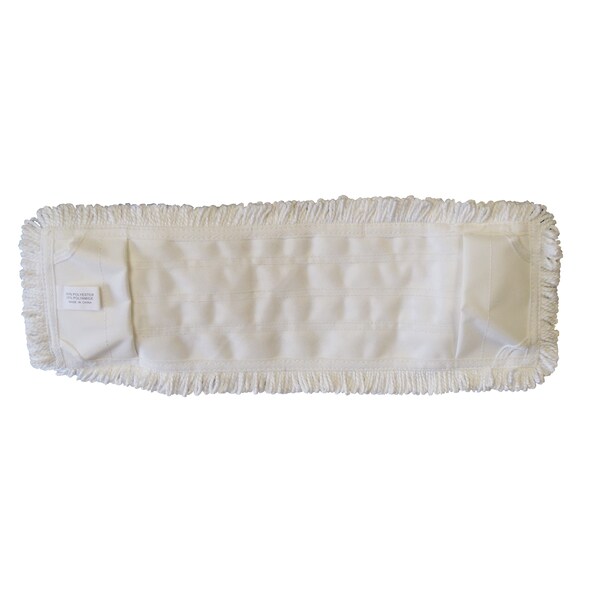 Cabezal de trapeador de microfibra blanco Golden Star Pocket Mo, paquete de 3 - AMM18PMW-3PK