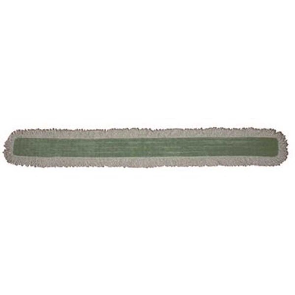 Trapo de polvo de microfibra verde con flecos Renown de 60 pulgadas, paquete de 3 unidades - MPFG360