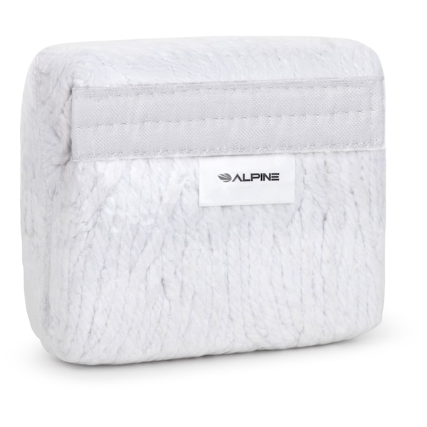 Cabeza de trapeador de algodón de 16oz con corte de banda de 5in de Alpine Industries, paquete de 3 - ALP300-01-5W-3PK