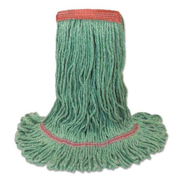Cabezales de trapeador de banda estrecha Cool Kitchen Looped-End - Verde - CO2960980