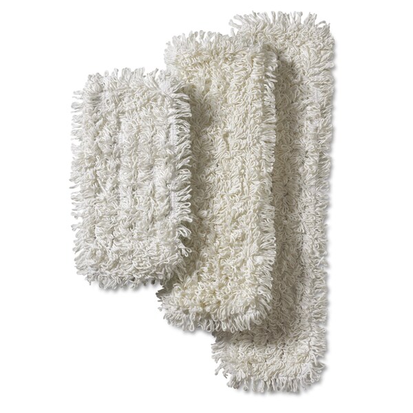 Trapeador Plano 3M Easy Scrub PLUS, Poliéster/Rayón, Blanco, 5 1/2 pulgadas de ancho por 18 pulgadas de largo, paquete de 40 - MCO 59017