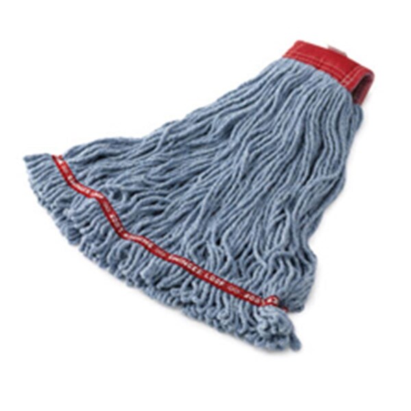 Mopas húmedas con lazo Swinger Loop de Rubbermaid Commercial Products RC - Azul - Grande - EA3487874 para uso en el hogar.