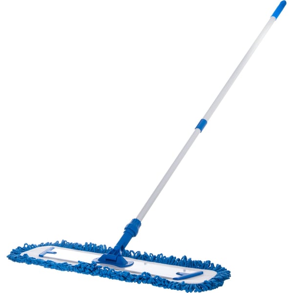 Trapeador de polvo Carlisle Foodservice, azul, microfibra, paquete de 12 - 363312414