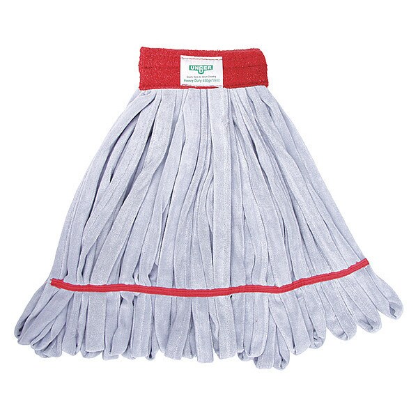 Mopa Húmeda de Tubo Unger 6 in, Peso Seco de 16 oz, Conexión de Cambio Rápido, Corte en el Extremo, Roja, Microfibra, ST45R - ST45R