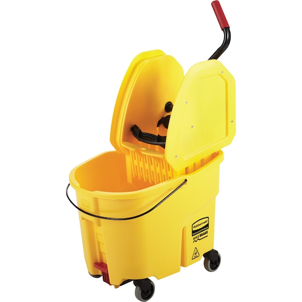 Exprimidor de trapeador Rubbermaid Commercial, WaveBreak, 20.5"x16.6"x25.5", amarillo - RCP757788YL