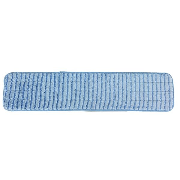 Almohadillas húmedas para trapear Monarch Brands Scrubbing - 24in , azul, paquete de 12 - PNP-M800024B