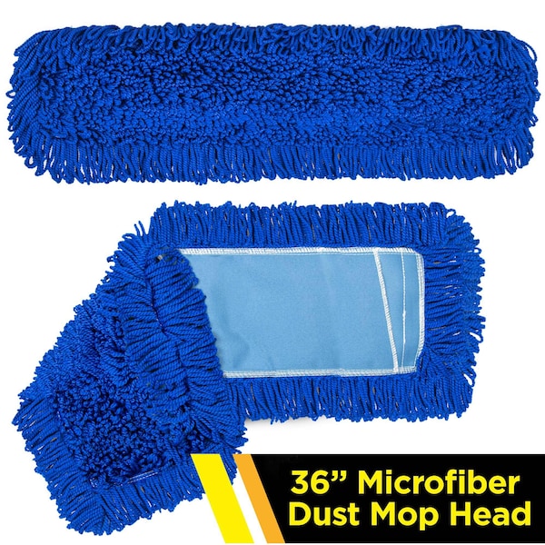 Cabeza de trapeador de polvo de microfibra en bucle Gritt Commercial 36 - GRI182-36-12PK-ZORO
