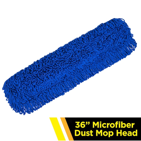 Cabeza de trapeador de polvo de microfibra en bucle Gritt Commercial 36 - GRI182-36-12PK-ZORO