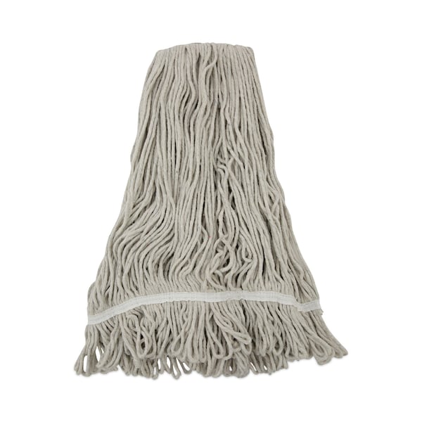 Mopa húmeda Unisan de 1.25 pulgadas, de bucle en el extremo, color blanco, de algodón, paquete de 12, UNS 4032C - UNS 4032C