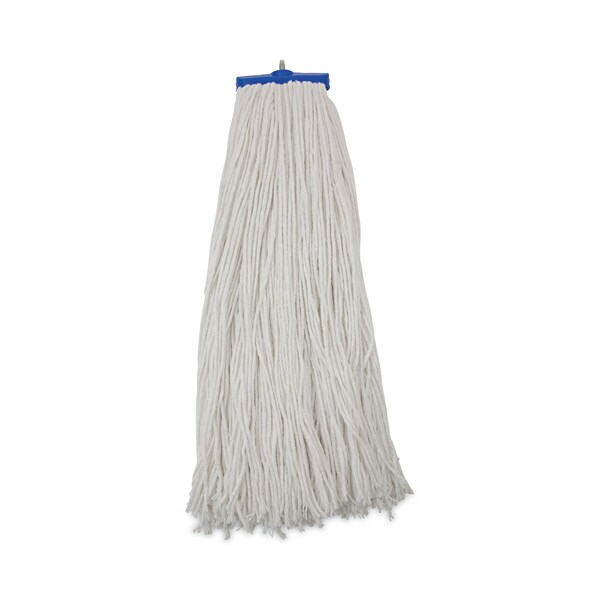 Trapeador de hilo Rayon blanco de 1.25 pulgadas, extremo cortado, para uso en mojado Boardwalk, paquete de 12, modelo BWK732R - BWK732R