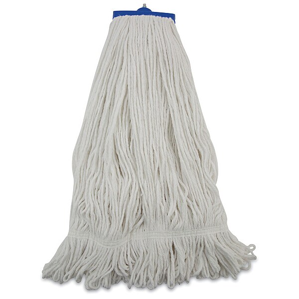 Mop Unisan 1.25 in Plano, con Bucle en el Extremo, Blanco, Rayón, Paquete de 12 - UNS 824R
