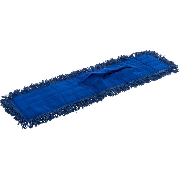 Trapo para polvo lavable Carlisle Foodservice de 5 x 24 pulgadas, azul, paquete de 12 - 364882414