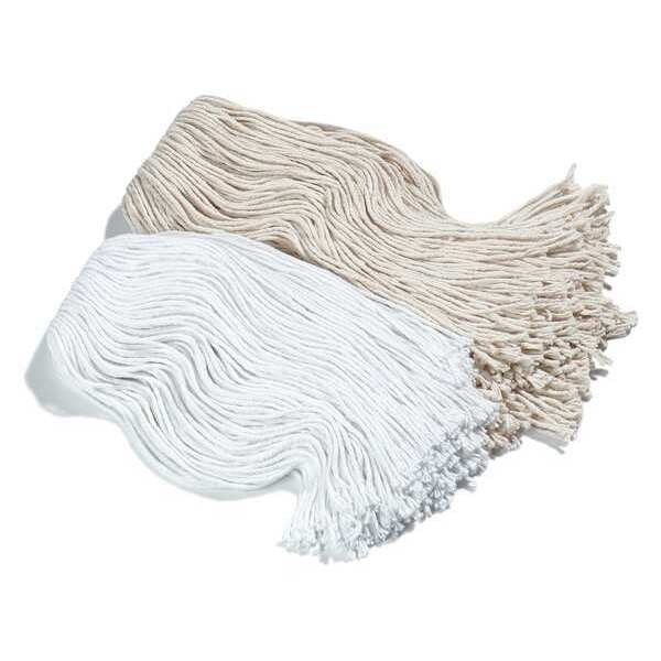 Trapeador X-Large Narrow de 12 pulgadas para servicio de alimentos Carlisle, corte final, blanco, paquete de 12 - 36908200