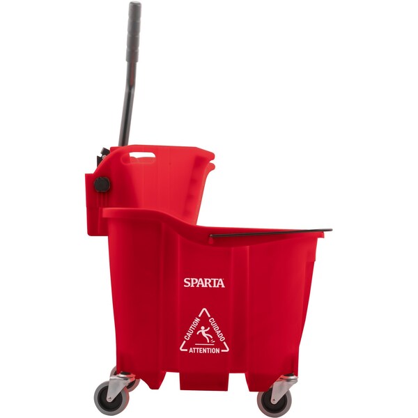 Combo de Cubeta y Trapeador Carlisle Foodservice Down Press, 35qt - 8690405