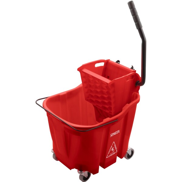 Combo de Cubeta y Trapeador Carlisle Foodservice Down Press, 35qt - 8690405