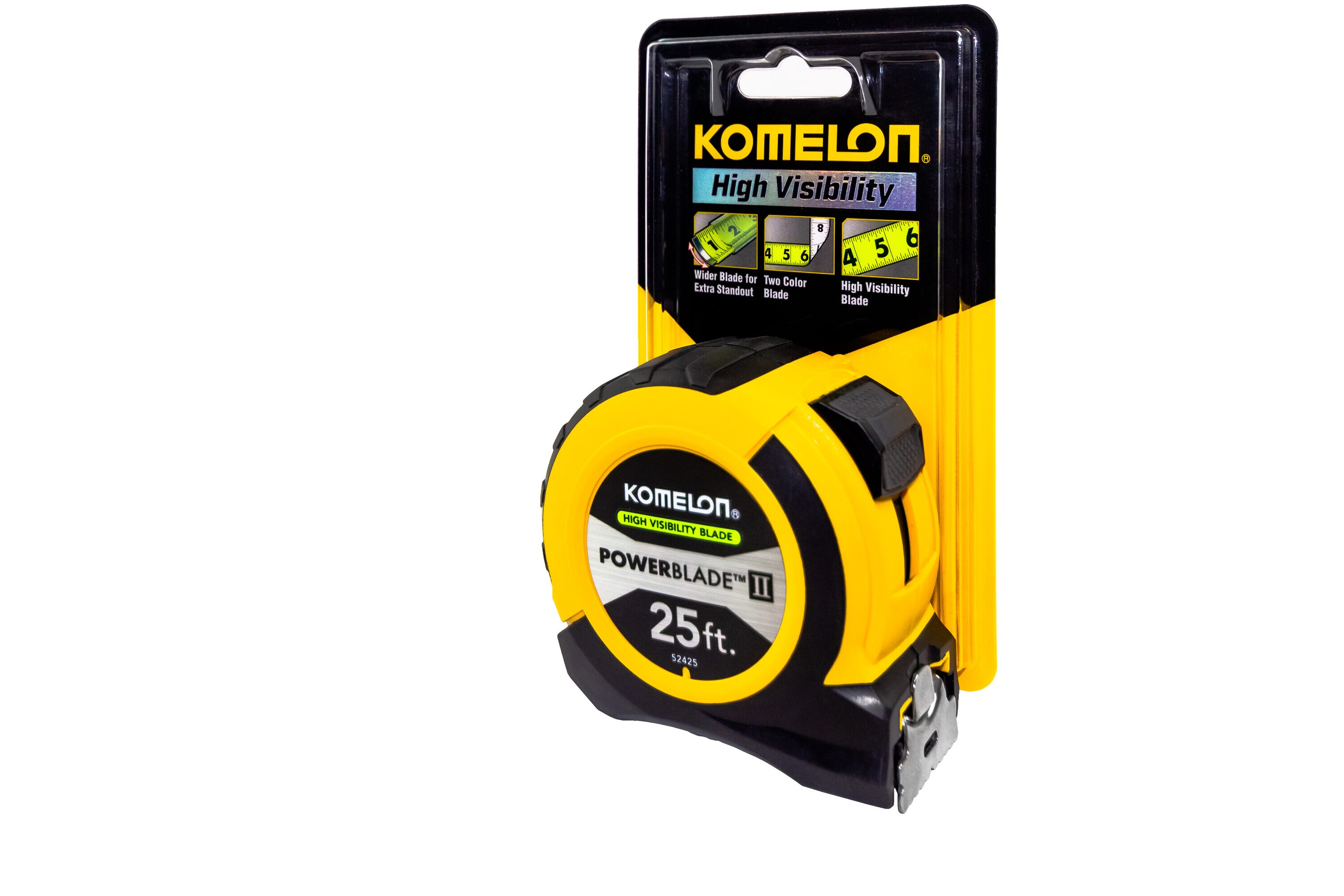 Cinta métrica Komelon Powerblade II de 25 pies 52425