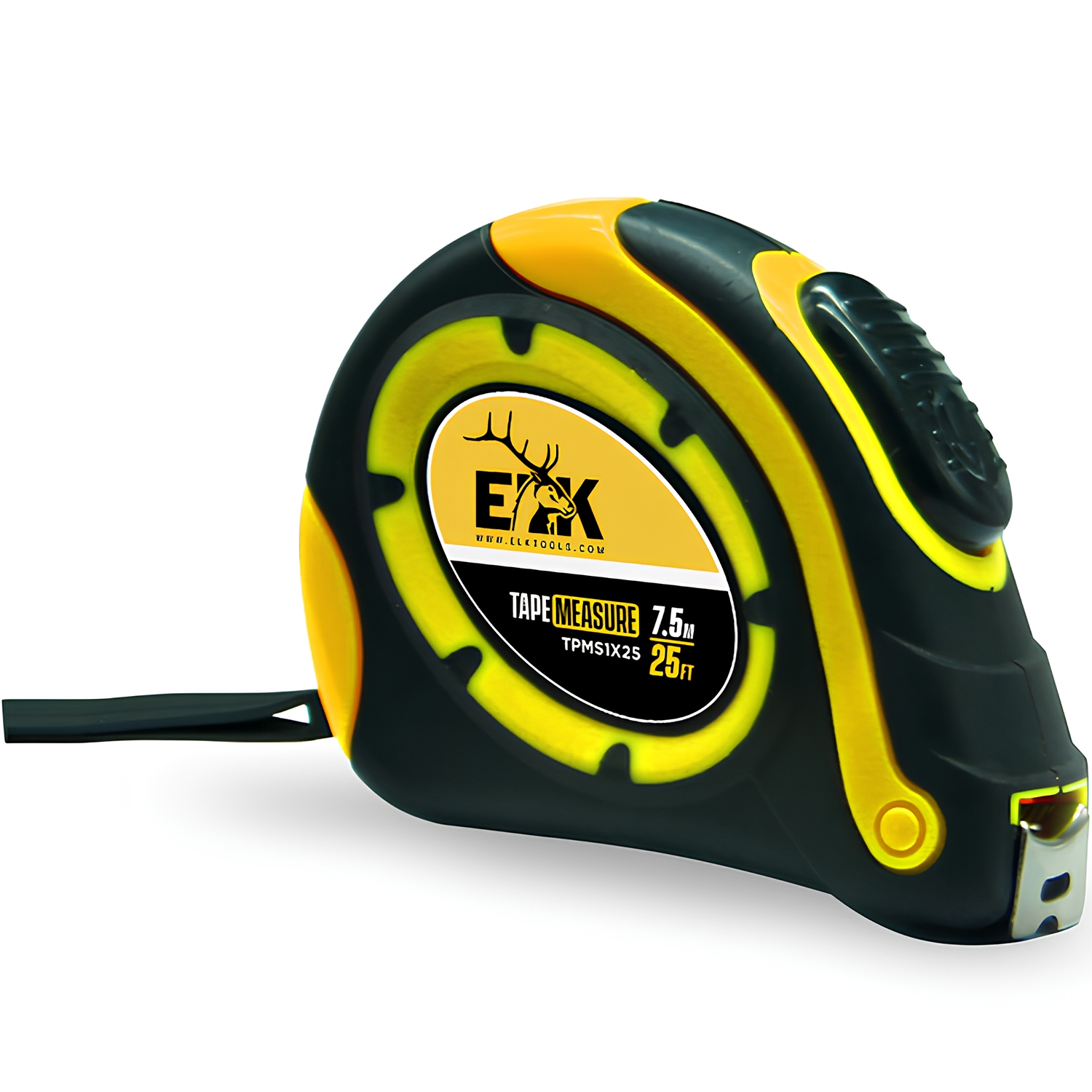 Cinta métrica automática ELK de 25 pies con bloqueo TPMS1X25