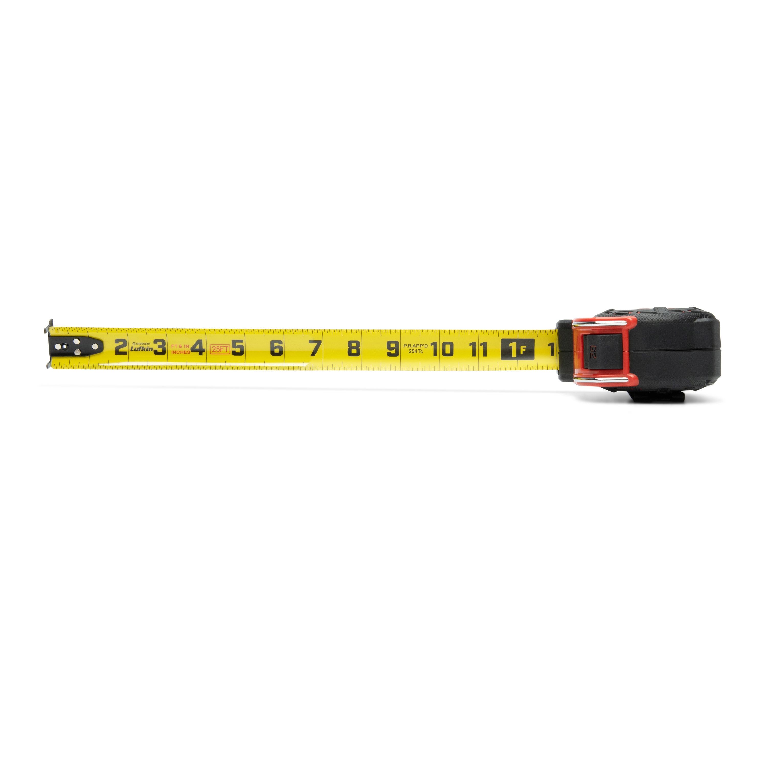 Cinta métrica autotravante Shockforce de 25 pies Crescent Lufkin L1225AL-02