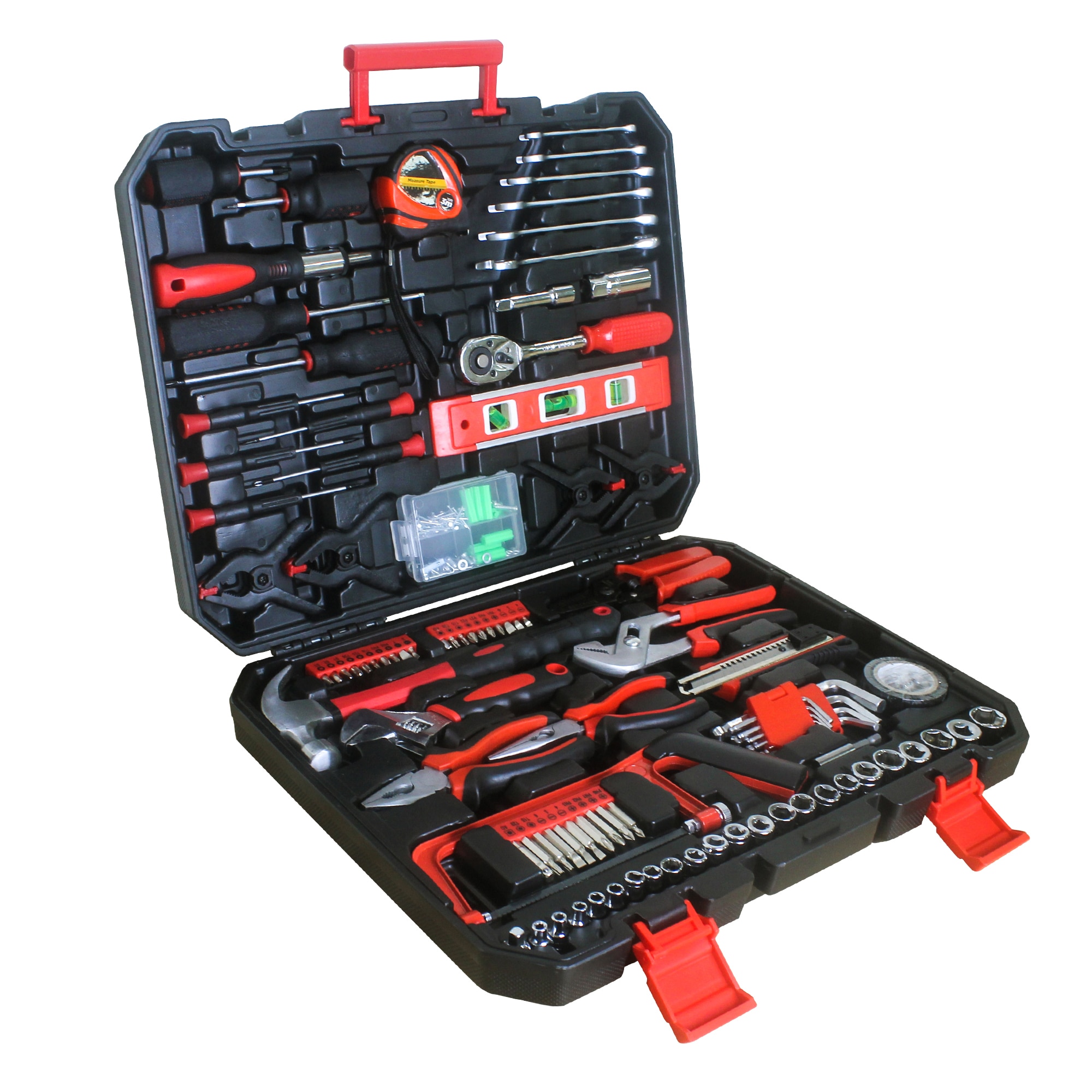 Juego de herramientas mecánicas LETILY 238 piezas estándar (SAE) y métricas cromadas con estuche resistente modelo WOXCPXB8