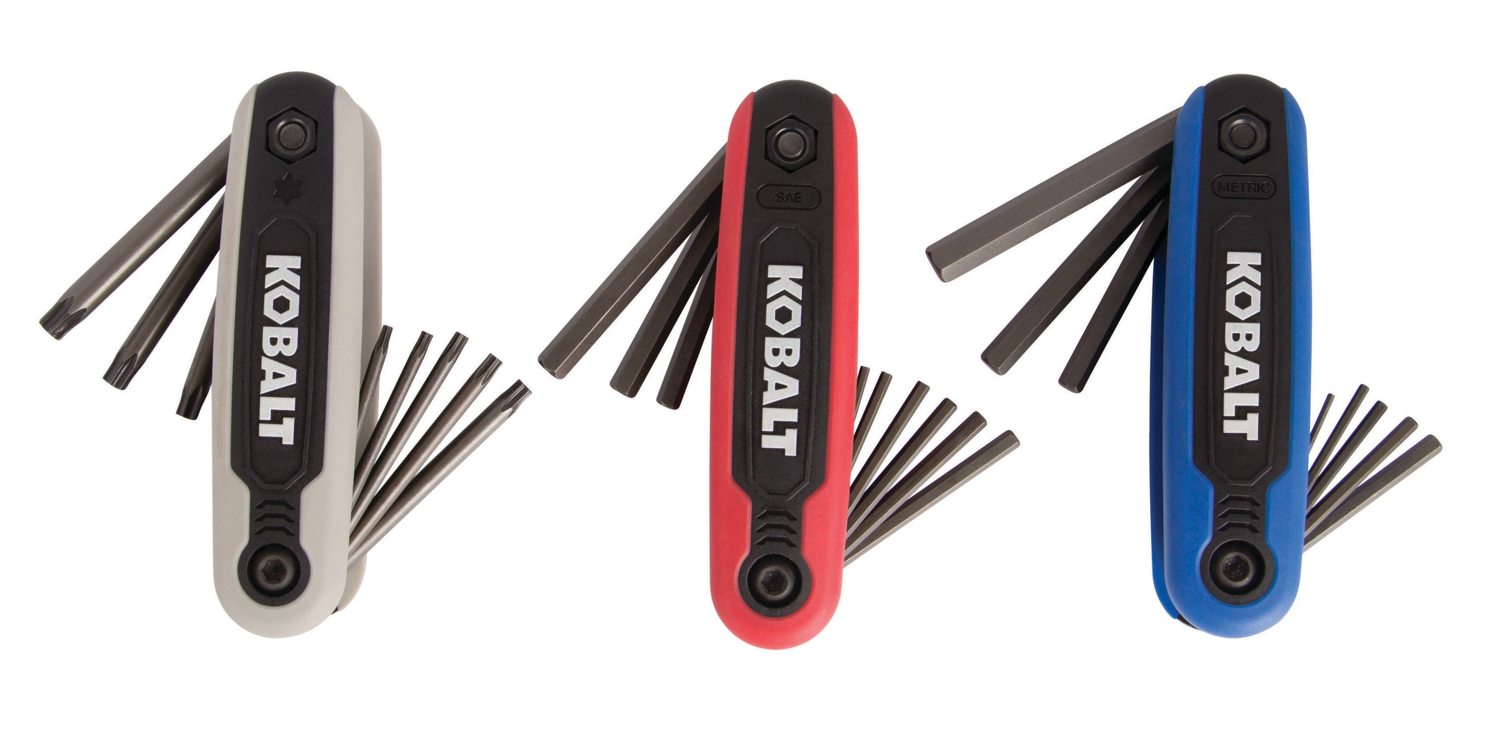 Juego de llaves hexagonales combinadas, estándar (SAE) y métricas, de 25 piezas, Kobalt KHK06