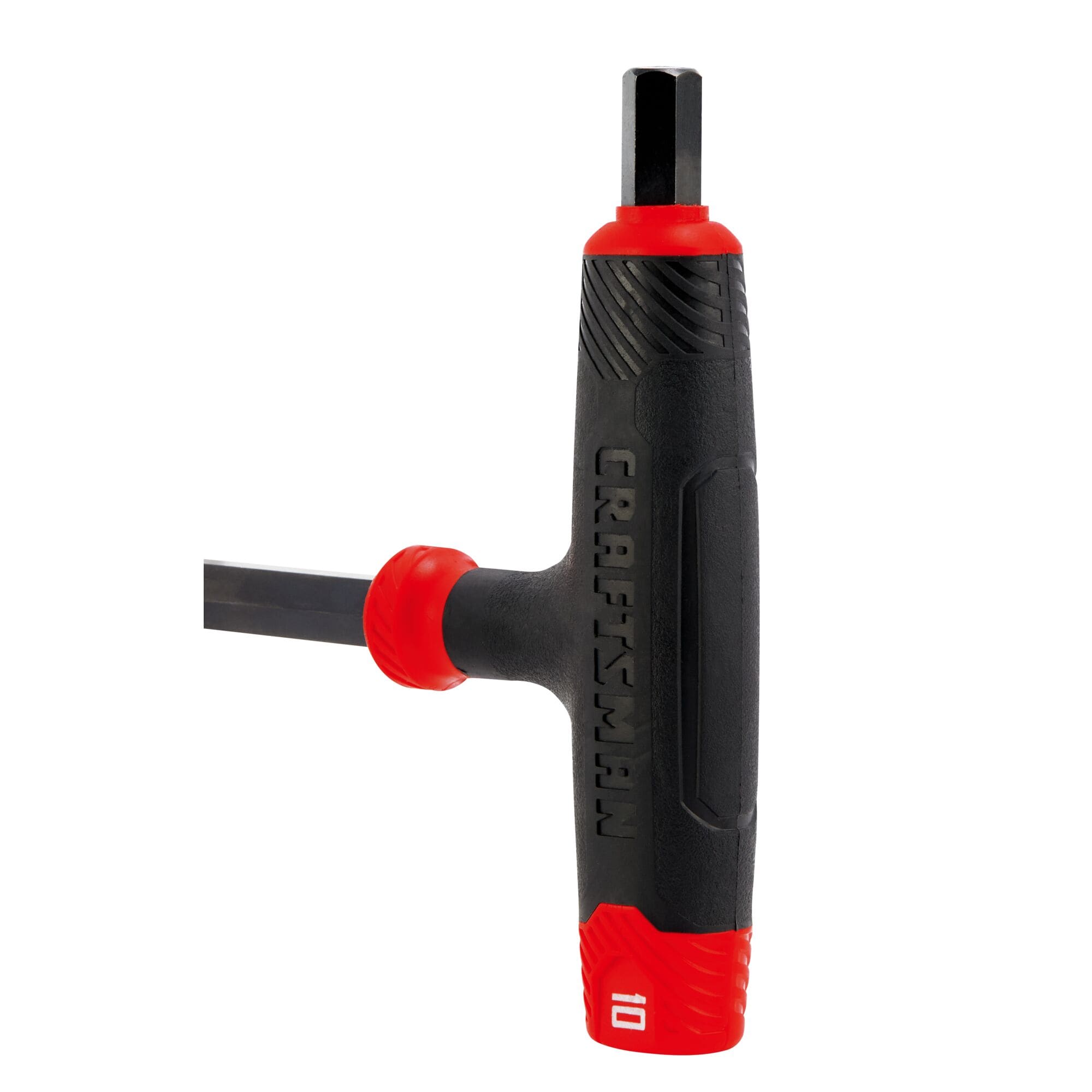 Juego de Llaves Hexagonales con Mango en T CRAFTSMAN surtido estándar (SAE) y métrico con 14 piezas y extremo esférico modelo CMHT26001-2