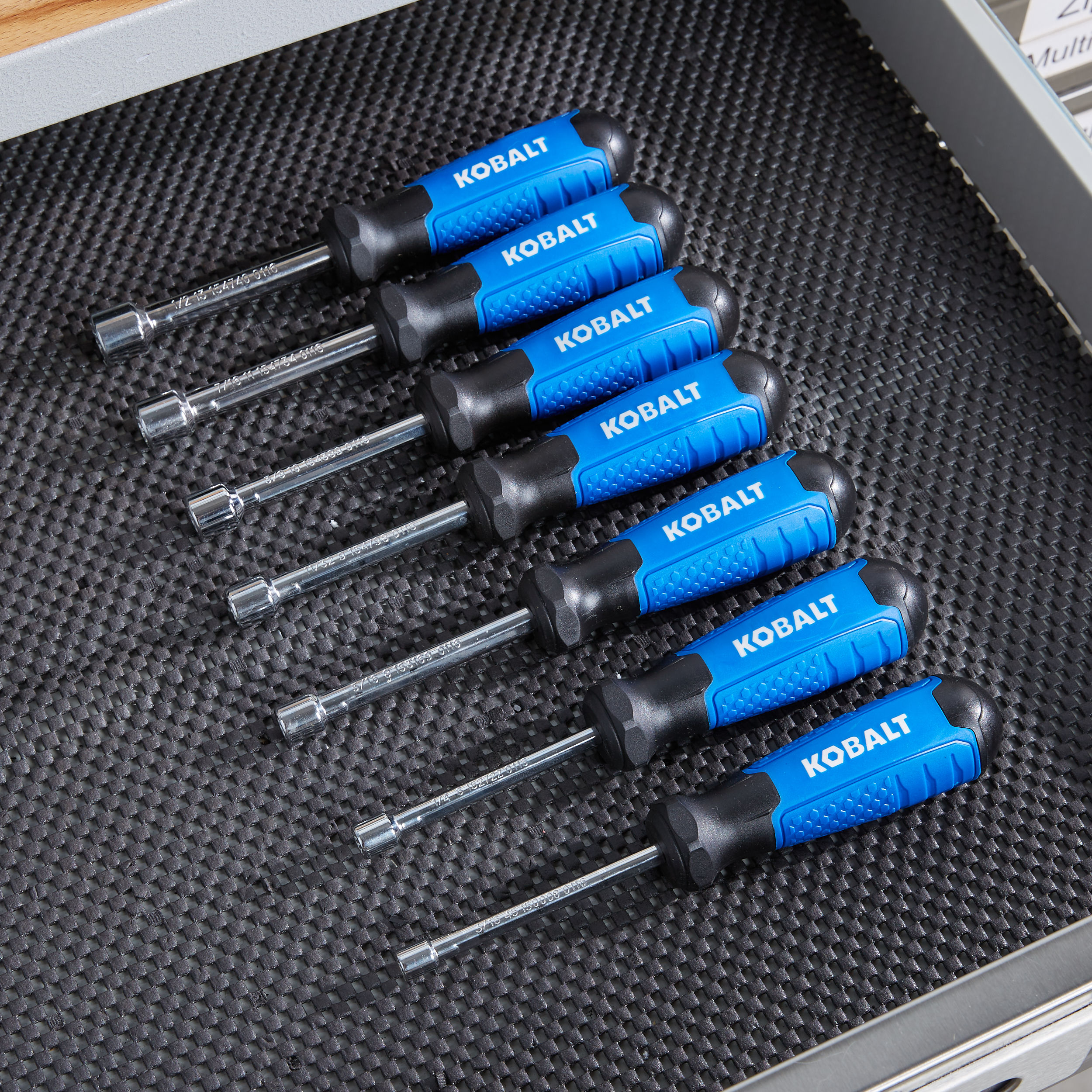Set de 7 llaves de tuercas Kobalt Spline, SAE y métricas, modelo 87050