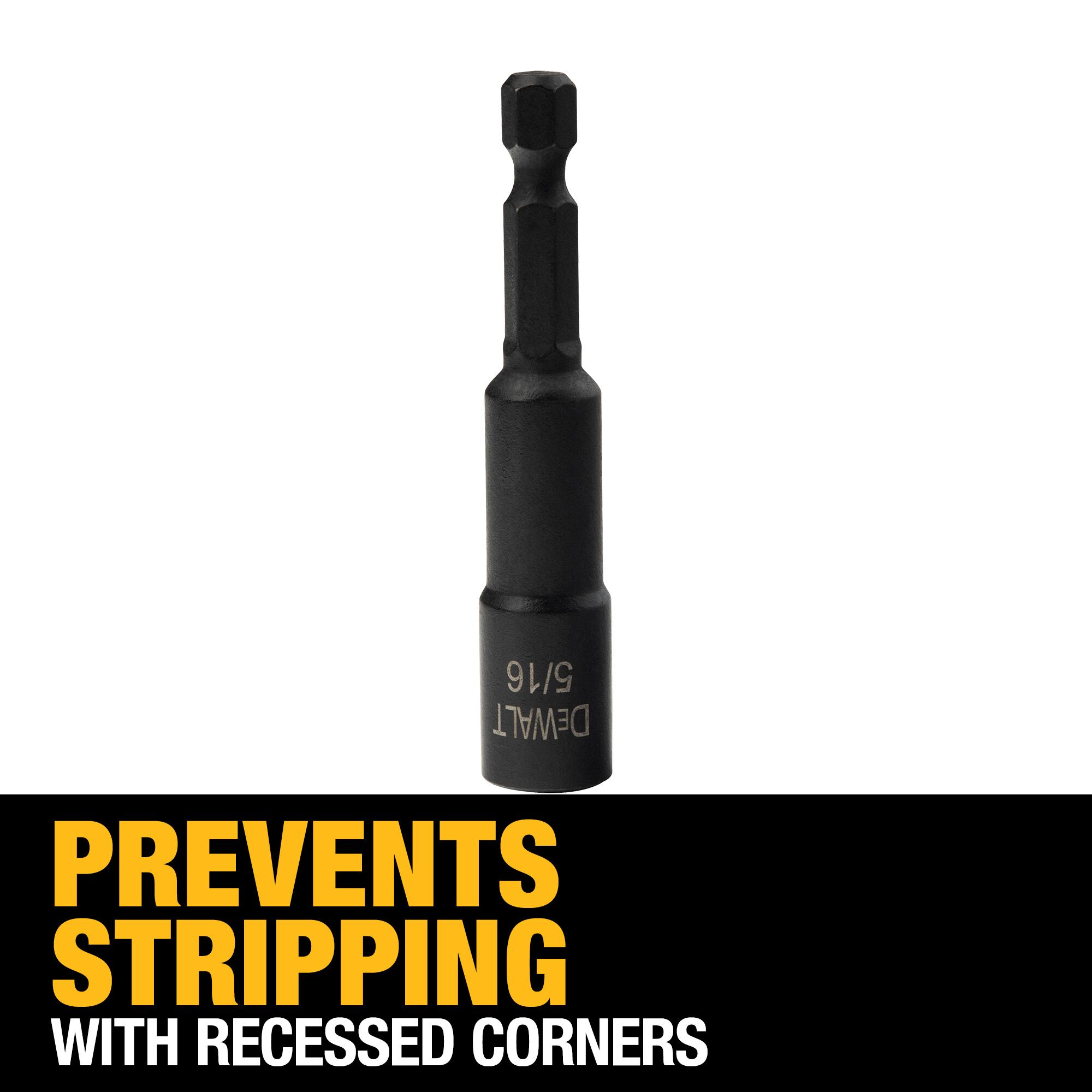 DEWALT 5/16-pulg x 2-9/16-pulg Controlador de Tuerca Hexagonal DW2222IR