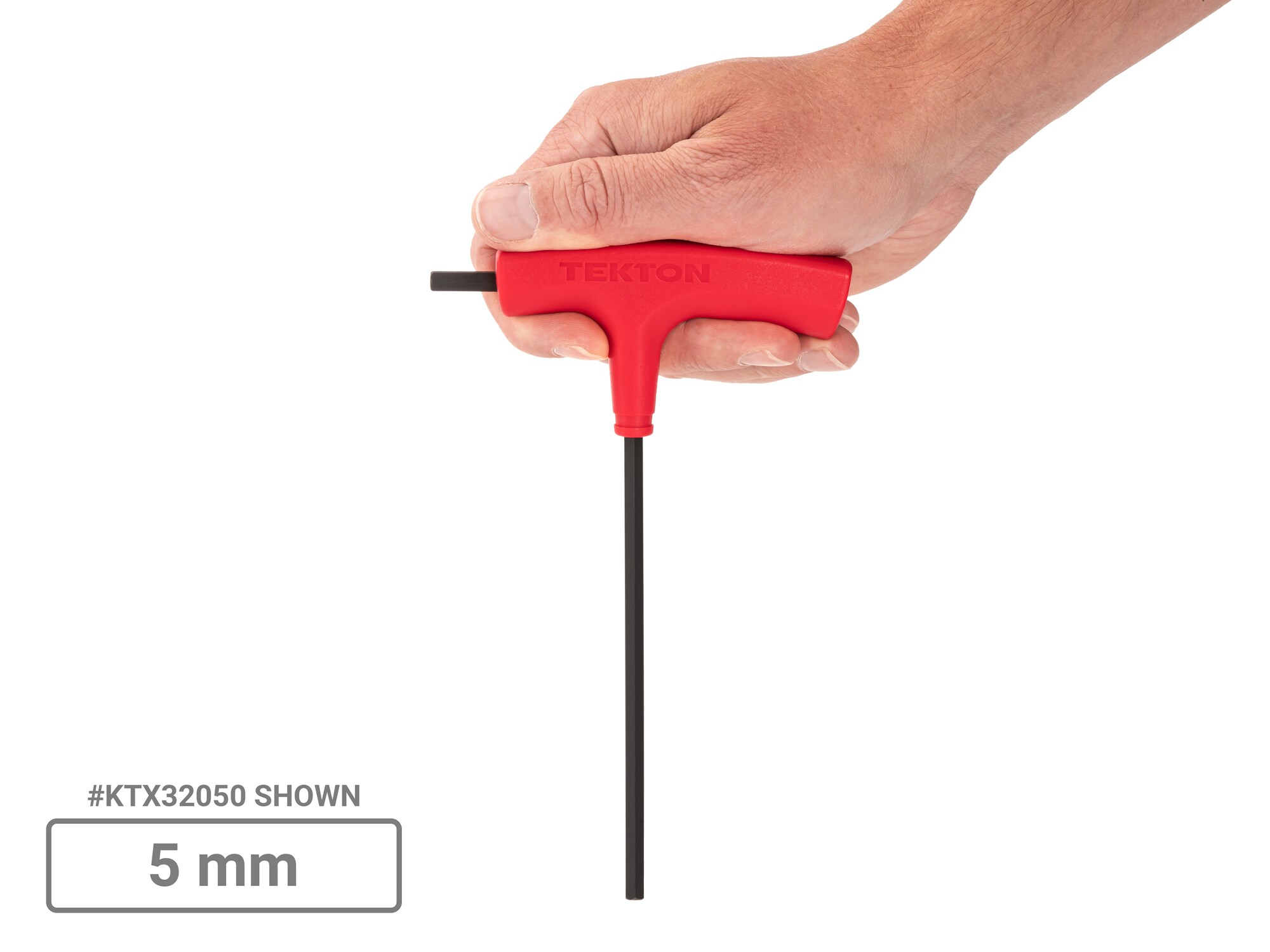 Juego de llaves hexagonales TEKTON surtidas T-Handle Estándar (SAE) y métricas 21 piezas combinadas modelo KTX92302