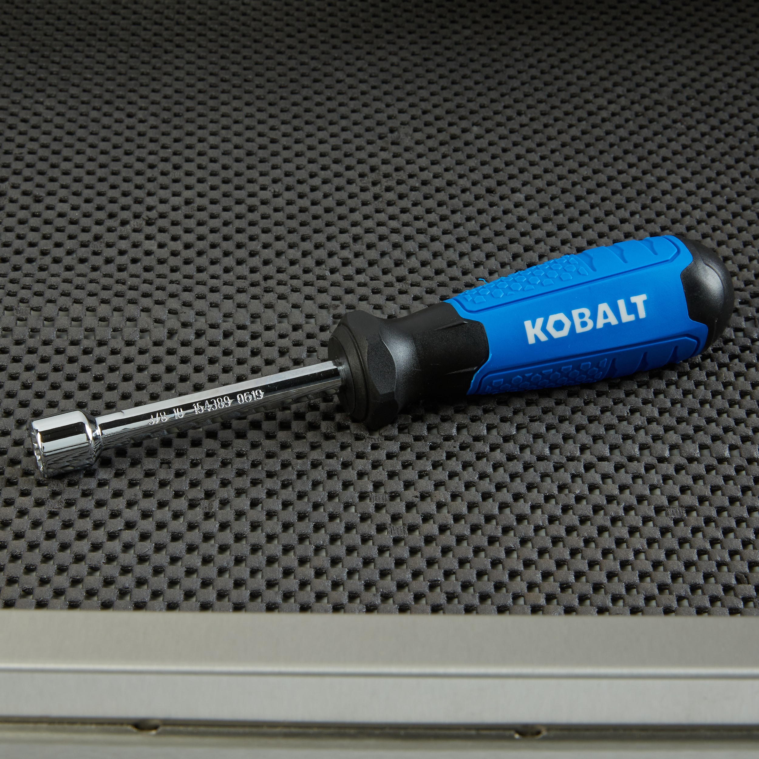 Destornillador de tuerca de estriado métrico y SAE Kobalt Xtreme Access 3/8-in 10mm x 7-1/2-in 87055