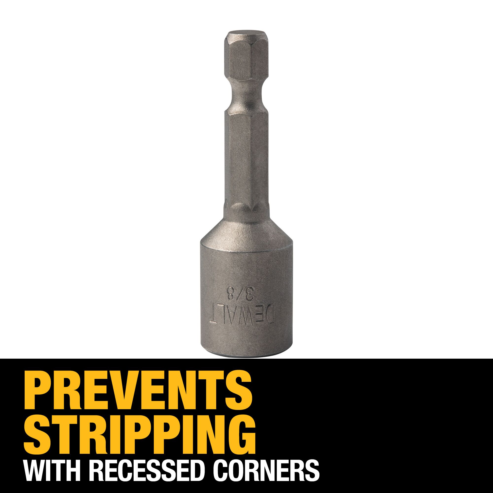 Broca para tuerca hexagonal DEWALT 3/8 pulg. x 1-7/8 pulg. DW2220