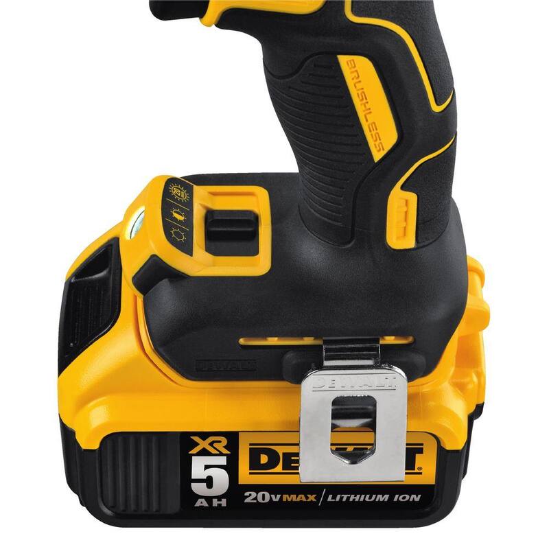 DEWALT 20V MAX XR Taladro sin escobillas inalámbrico de martillo de 3 velocidades de 1/2 pulgada y Kit de Herramienta Multifunción Oscilante sin escobillas ATOMIC 20V - DCD996P2WDCS354